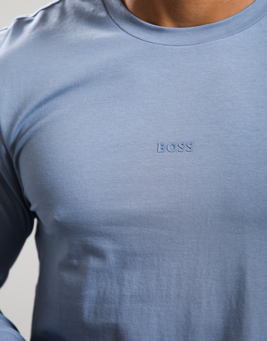 BOSS TChark Long Sleeve T-Shirt Medium Blue 424