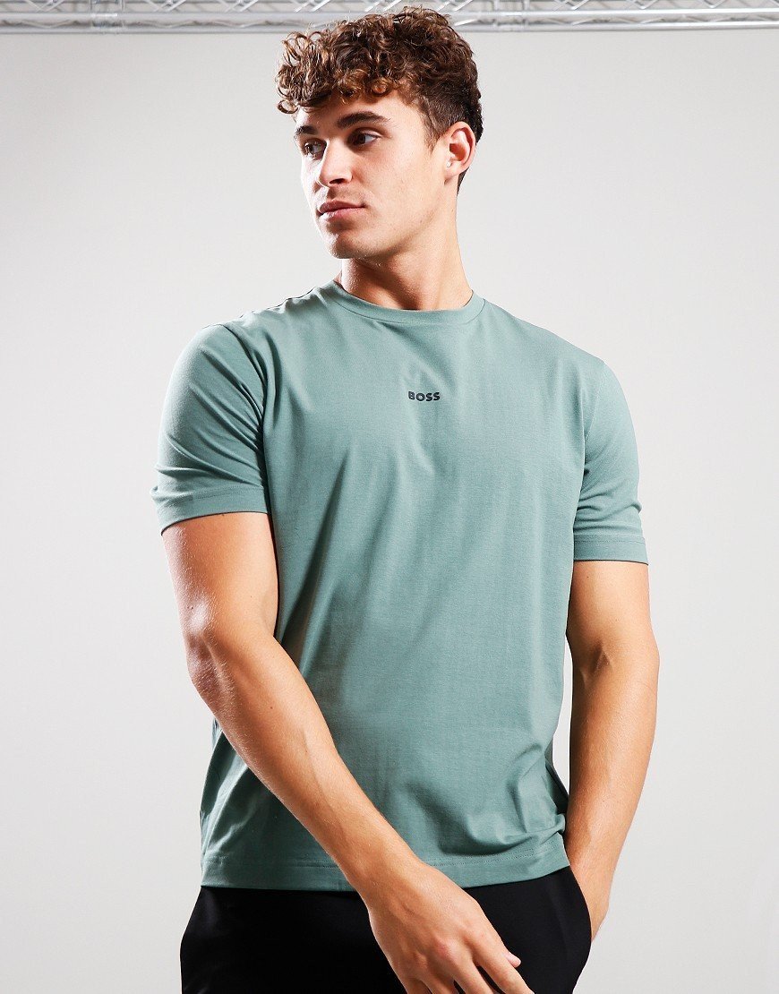 BOSS Tchup T-shirt Open Green