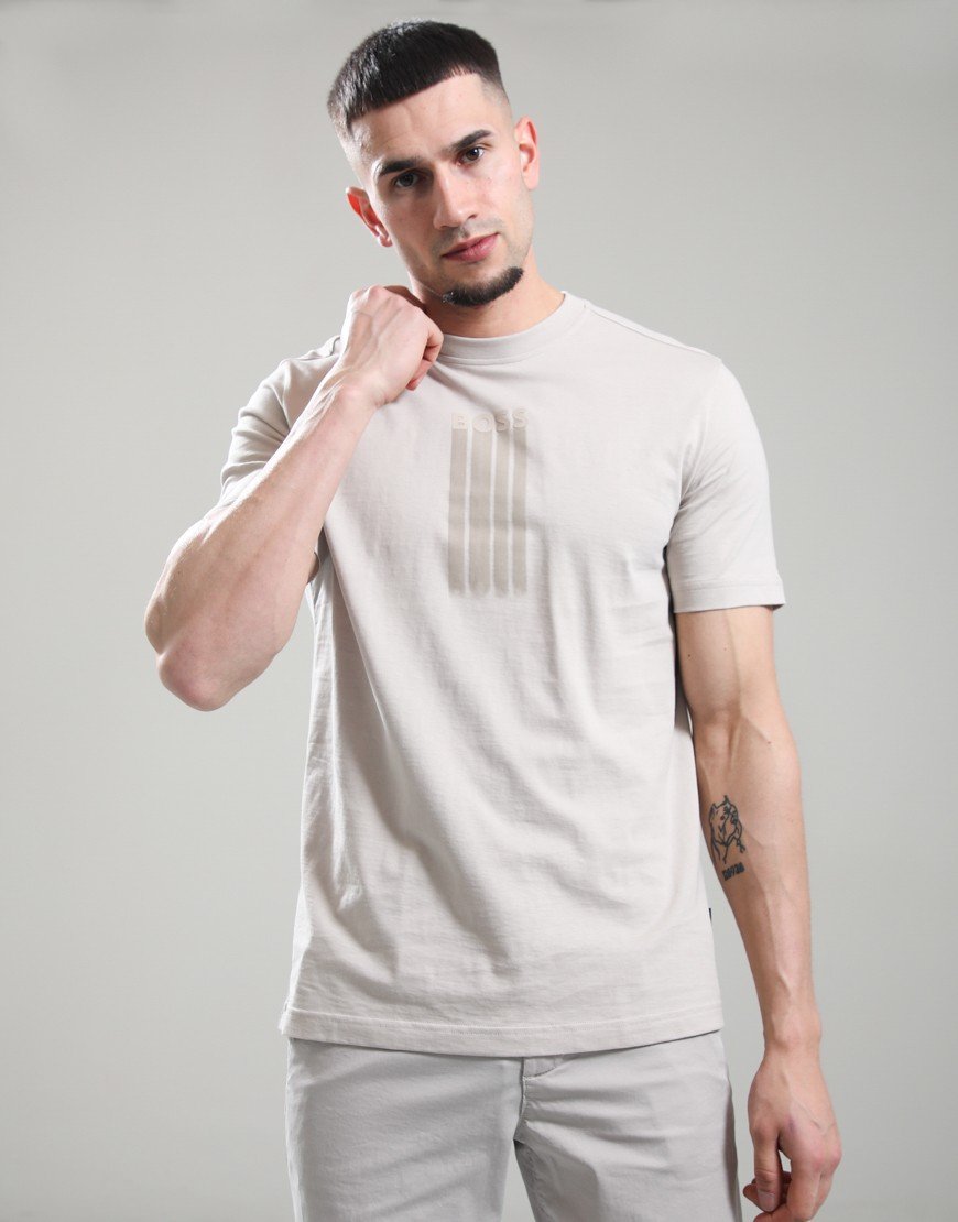 BOSS Te_Bass T-Shirt Open Grey