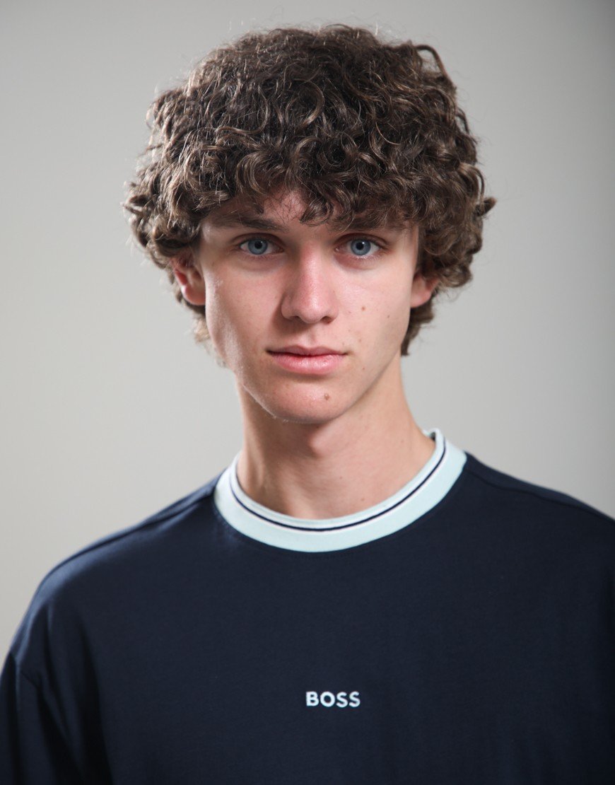 BOSS Te_Blocks T-Shirt Dark Blue