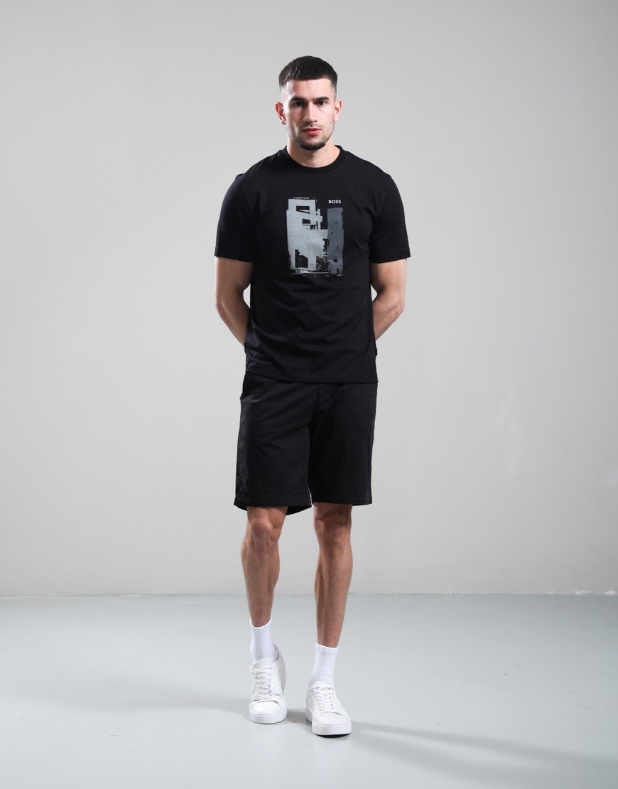 BOSS Te_Imprint T-Shirt Black