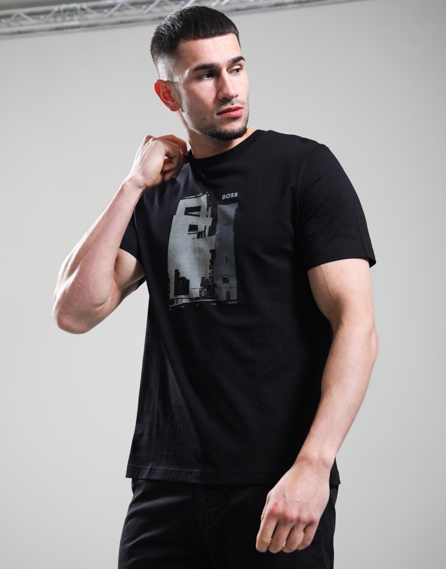 BOSS Te_Imprint T-Shirt Black