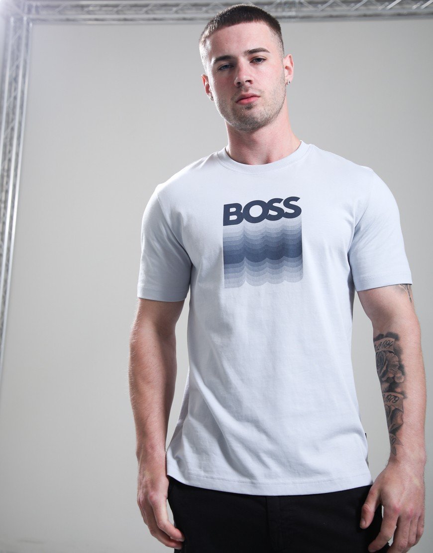 BOSS Te_Insignia T-Shirt Light Pastel Grey