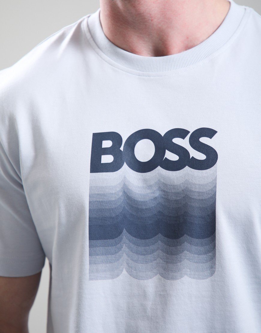 BOSS Te_Insignia T-Shirt Light Pastel Grey