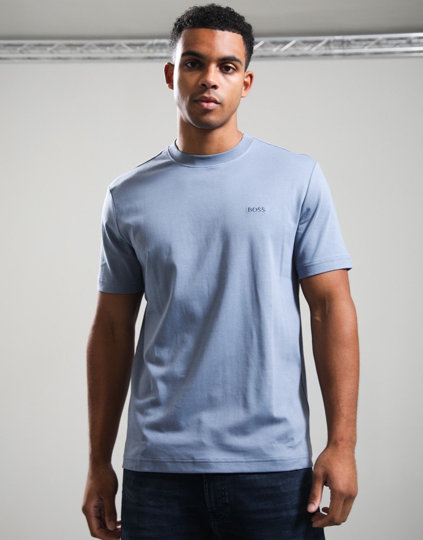 BOSS Te_interlock T-Shirt Medium Blue 424