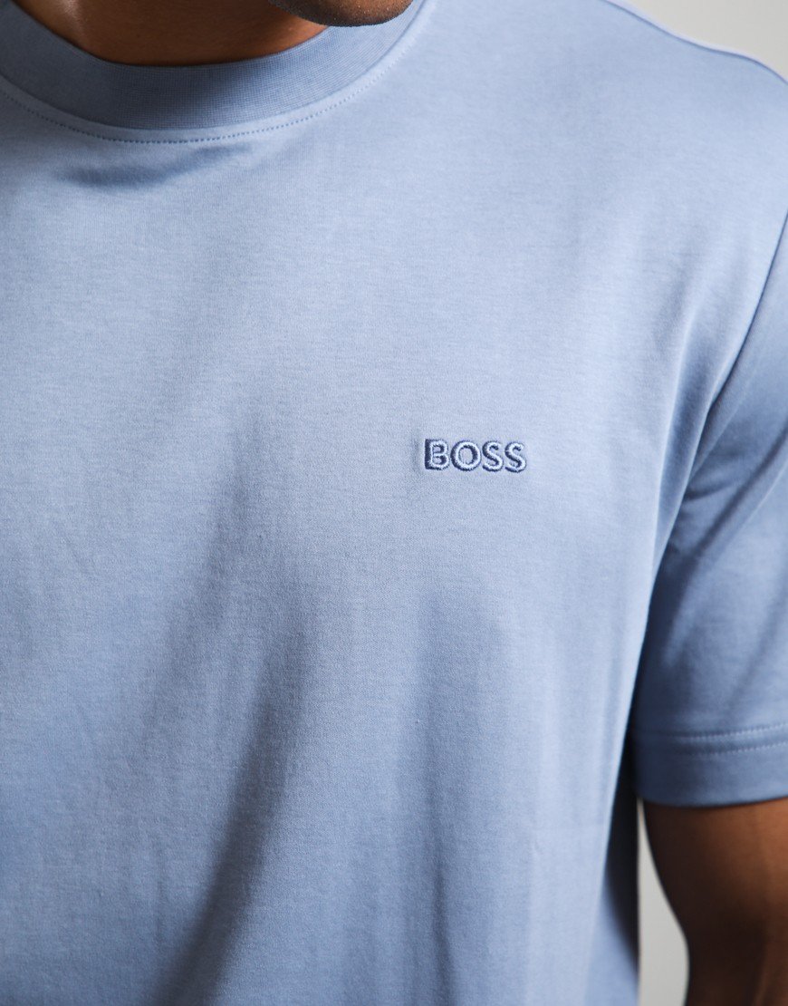 BOSS Te_interlock T-Shirt Medium Blue 424