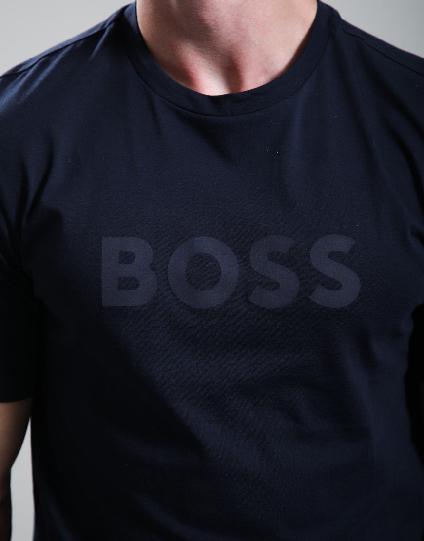 BOSS Te_Logo T-Shirt Dark Blue