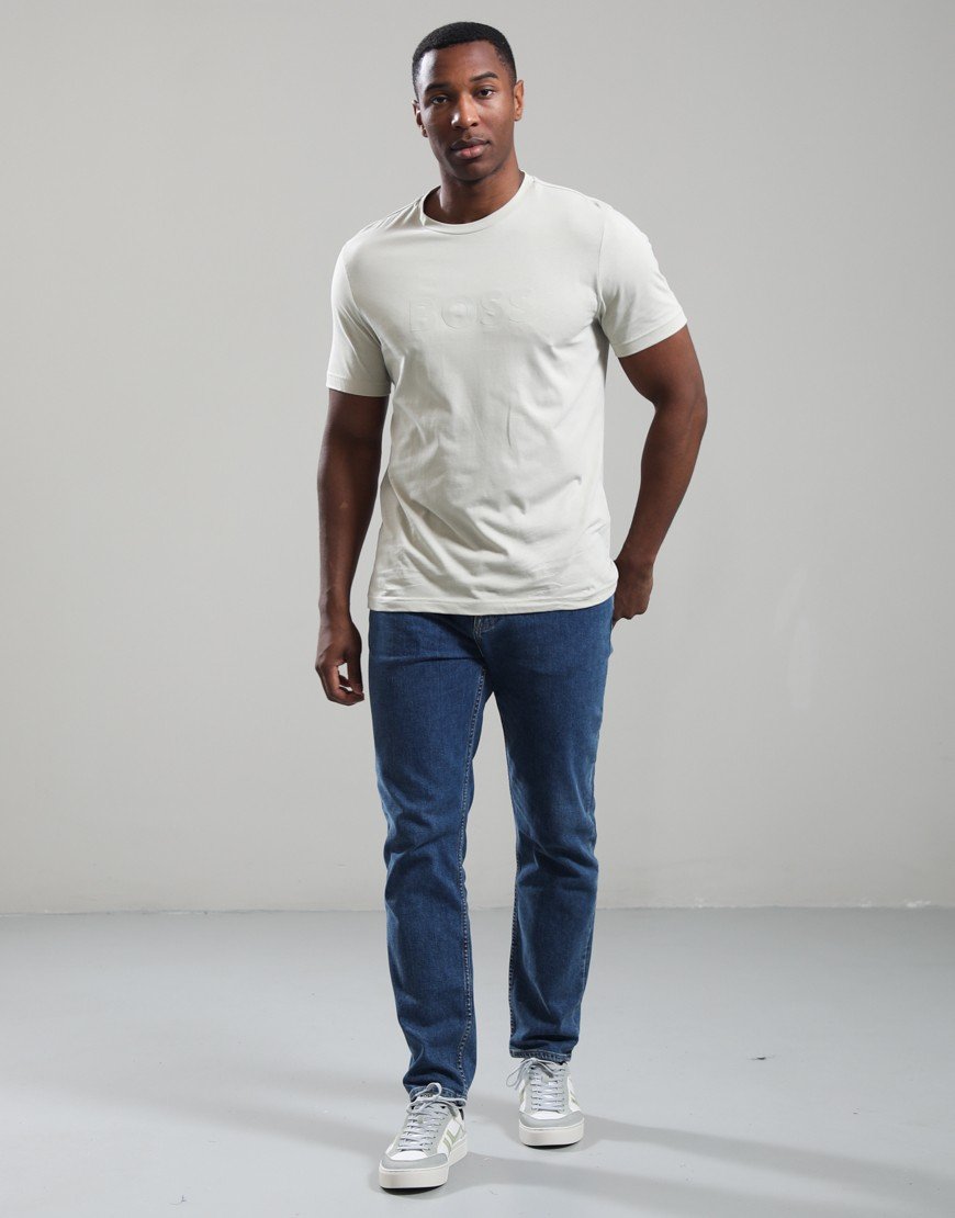 BOSS Te_Logo T-Shirt Light Beige
