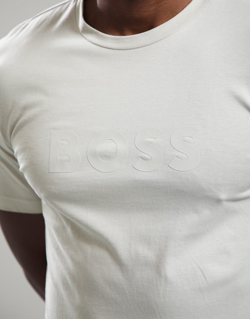 BOSS Te_Logo T-Shirt Light Beige