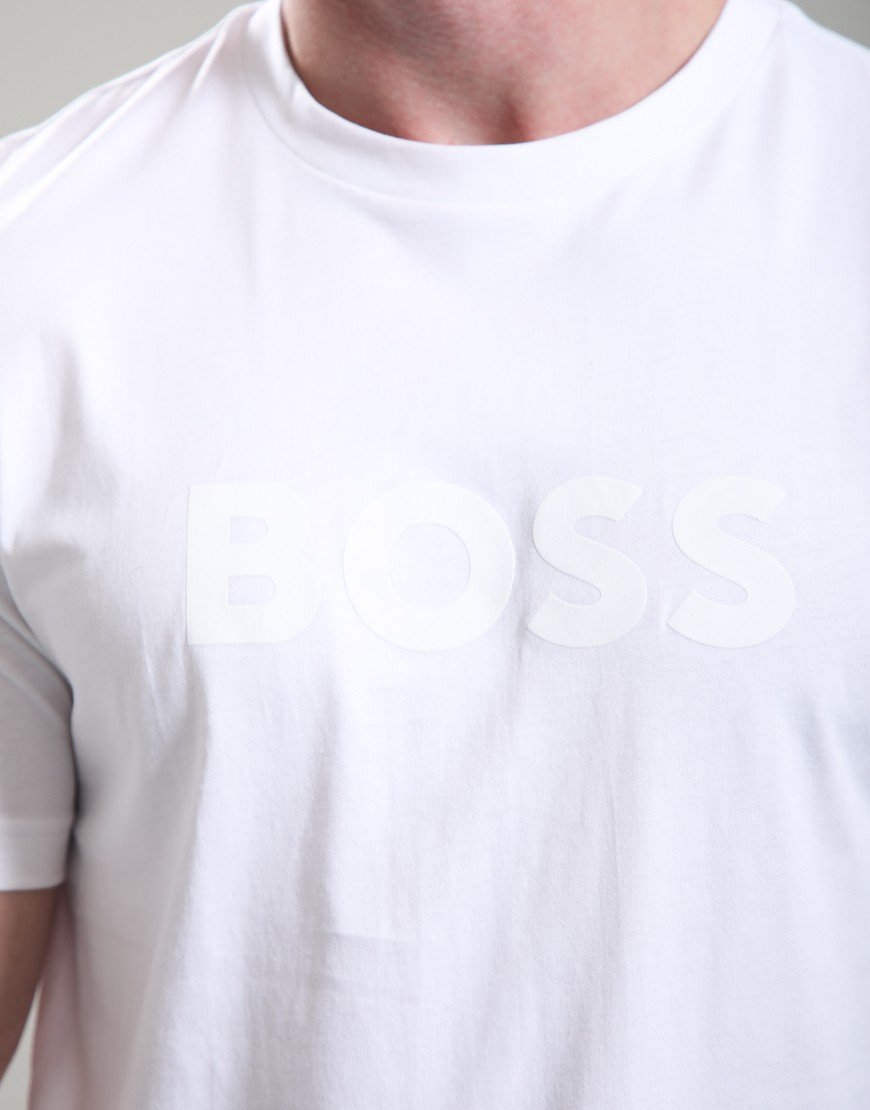 BOSS Te_Logo T-Shirt White