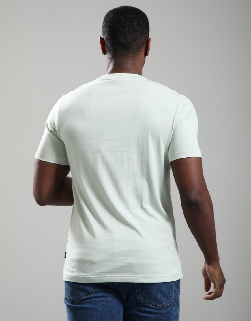 BOSS Te_LogoTape T-Shirt Open Green