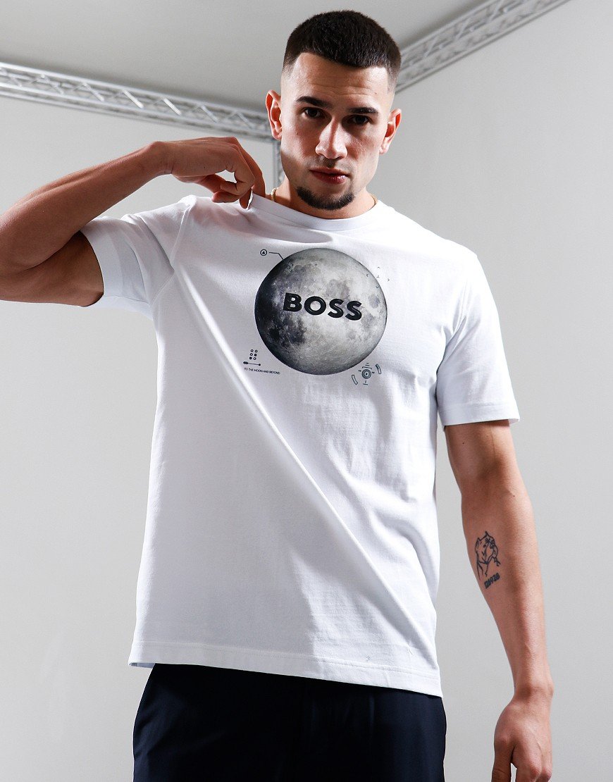 BOSS Tecirco T-Shirt Uomo, 100% Cotone, Colore Classico, Vestibilità Comoda