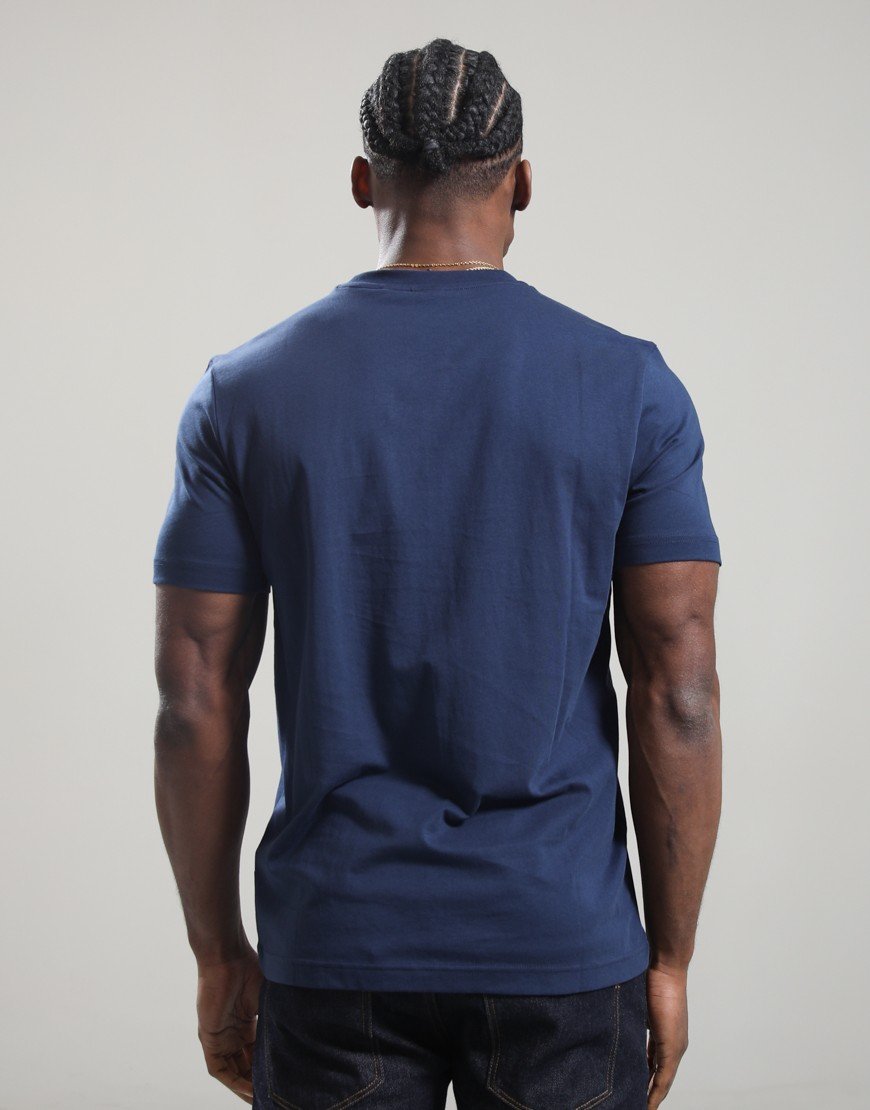 BOSS Te_Plain T-Shirt Open Blue