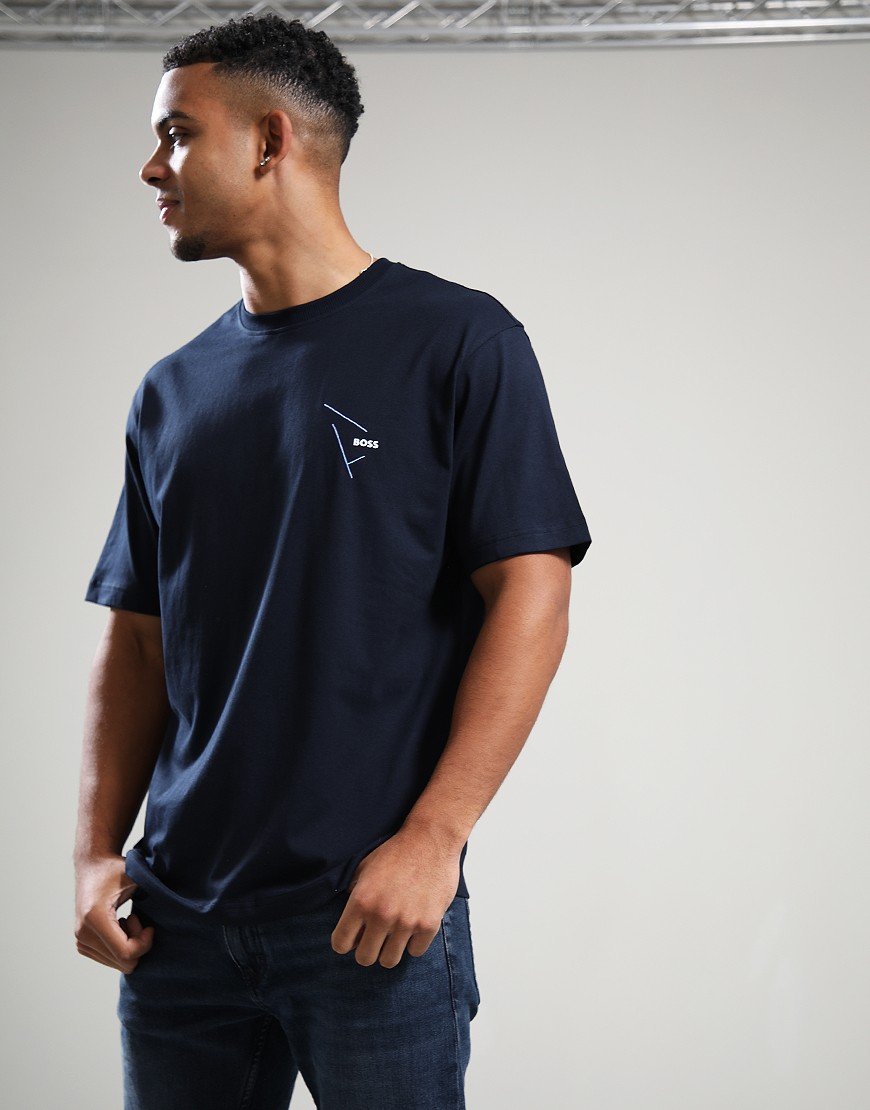 BOSS Te_Section T-Shirt Dark Blue