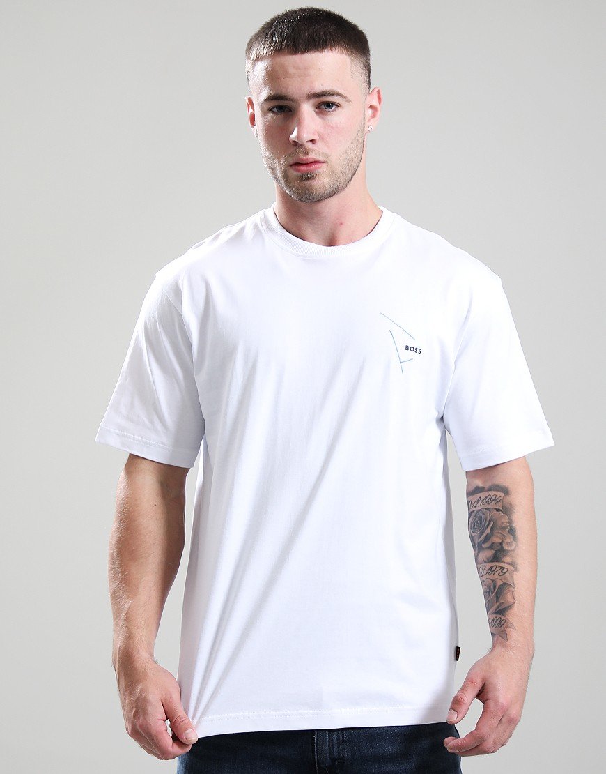 BOSS Te_Section T-Shirt White BOSS Te_Section T-Shirt White