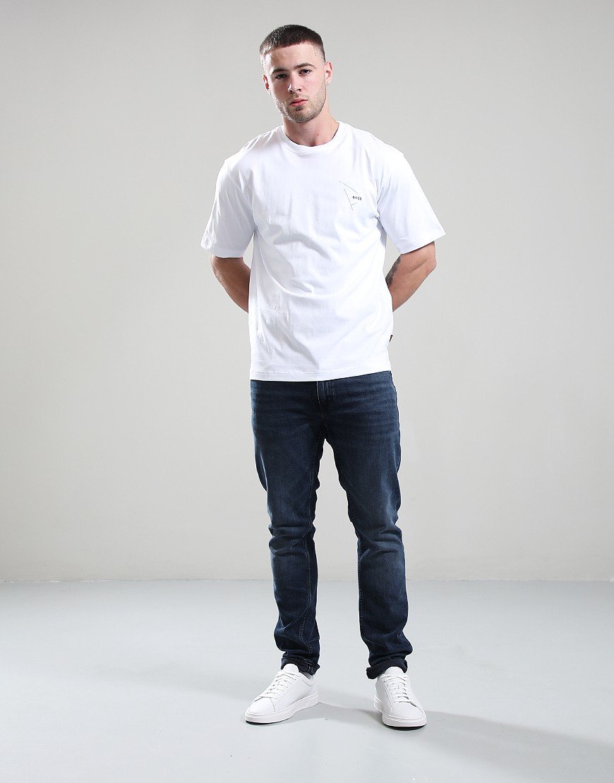 BOSS Te_Section T-Shirt White BOSS Te_Section T-Shirt White