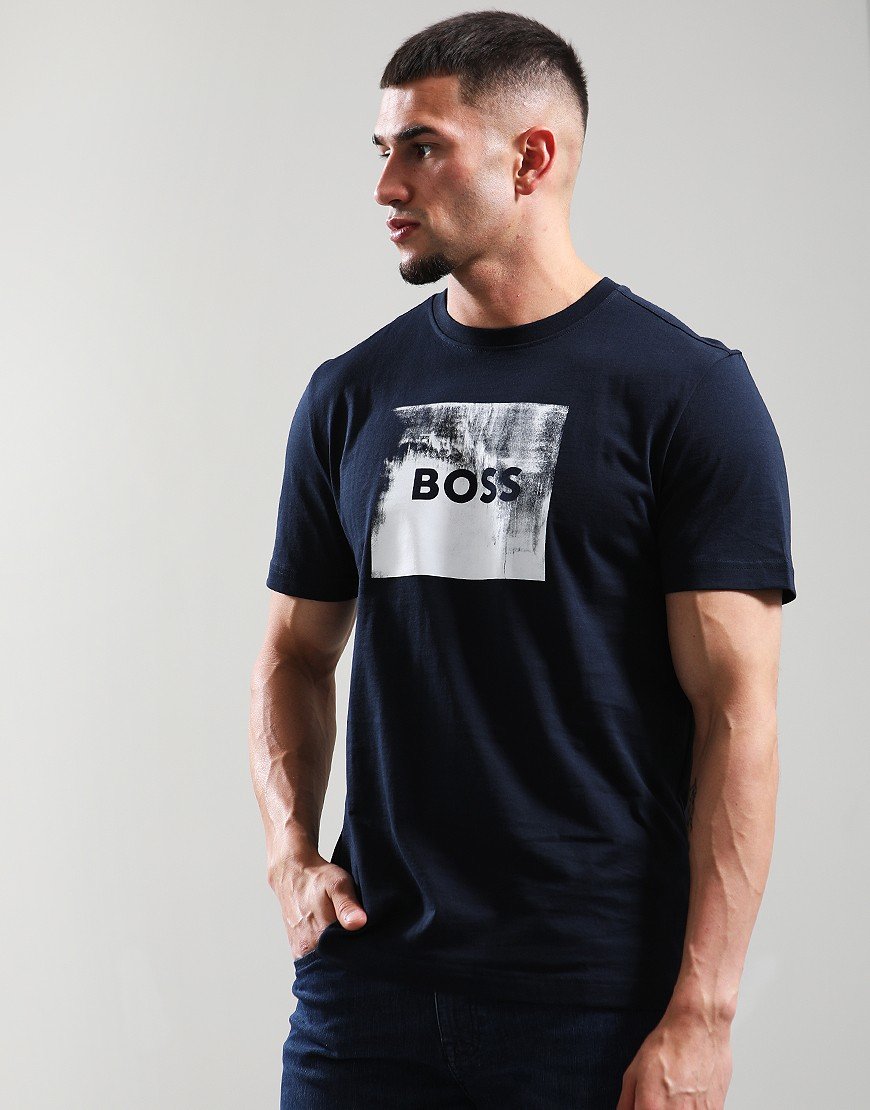 BOSS Te_Wheel T-Shirt Dark Blue