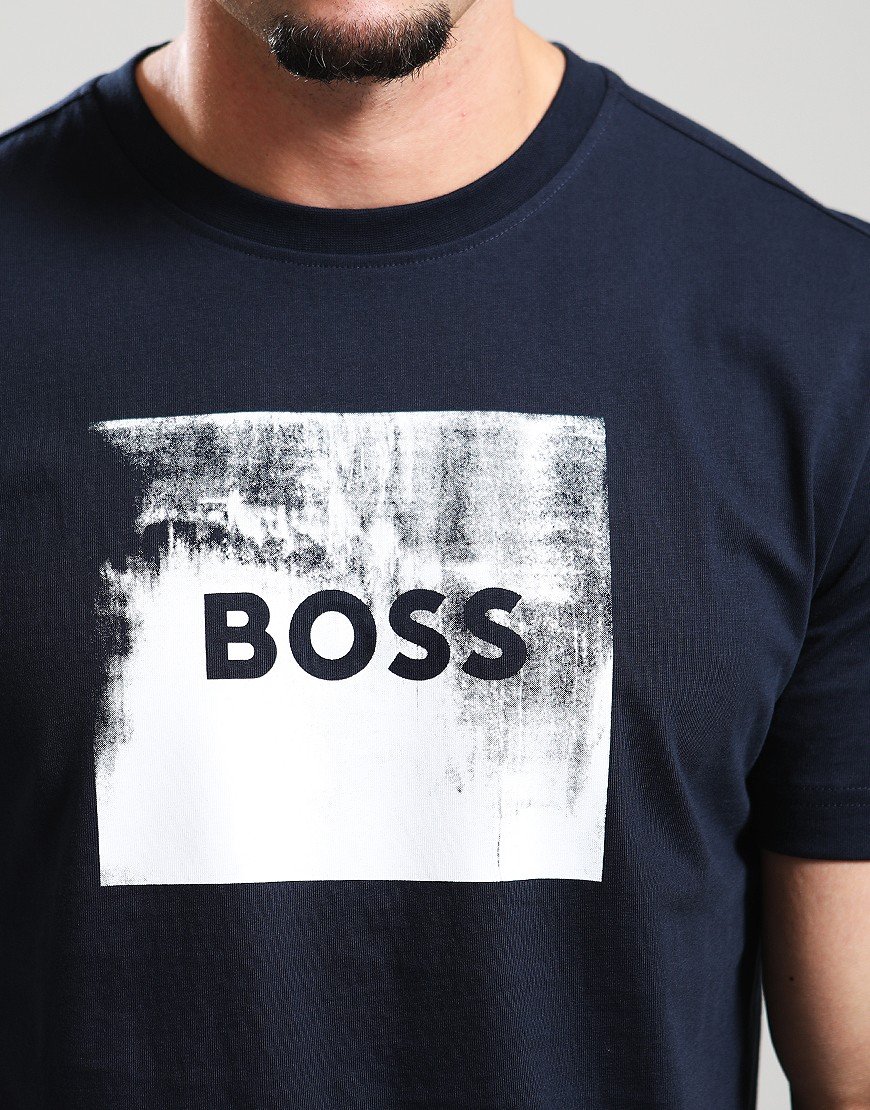 BOSS Te_Wheel T-Shirt Dark Blue