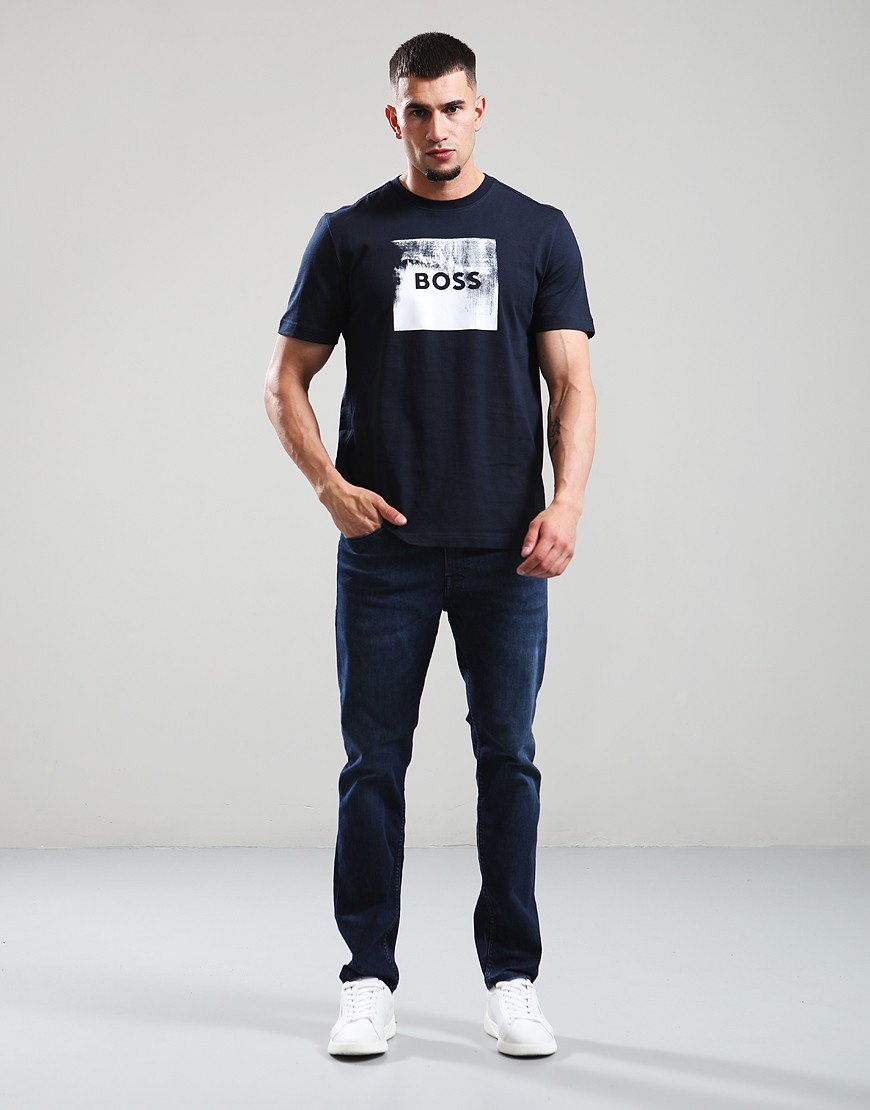 BOSS Te_Wheel T-Shirt Dark Blue