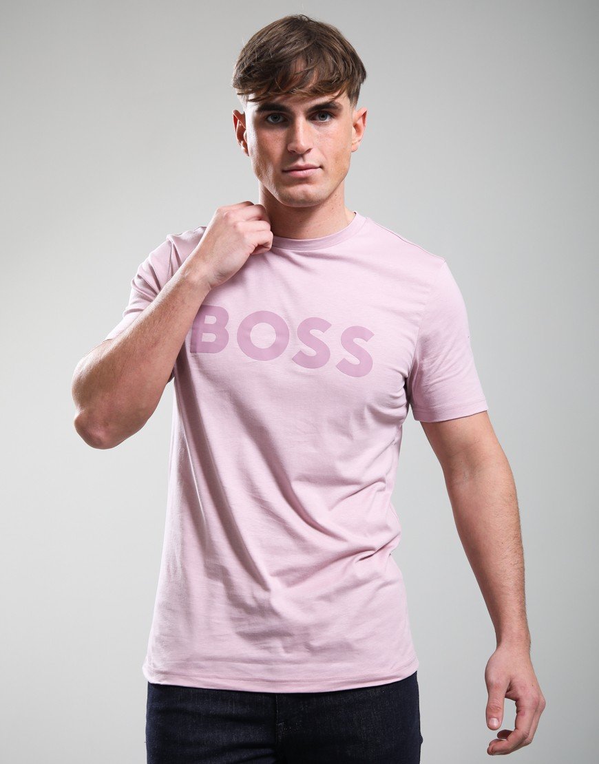 BOSS Thinking1 T-Shirt Light Pastel Purple