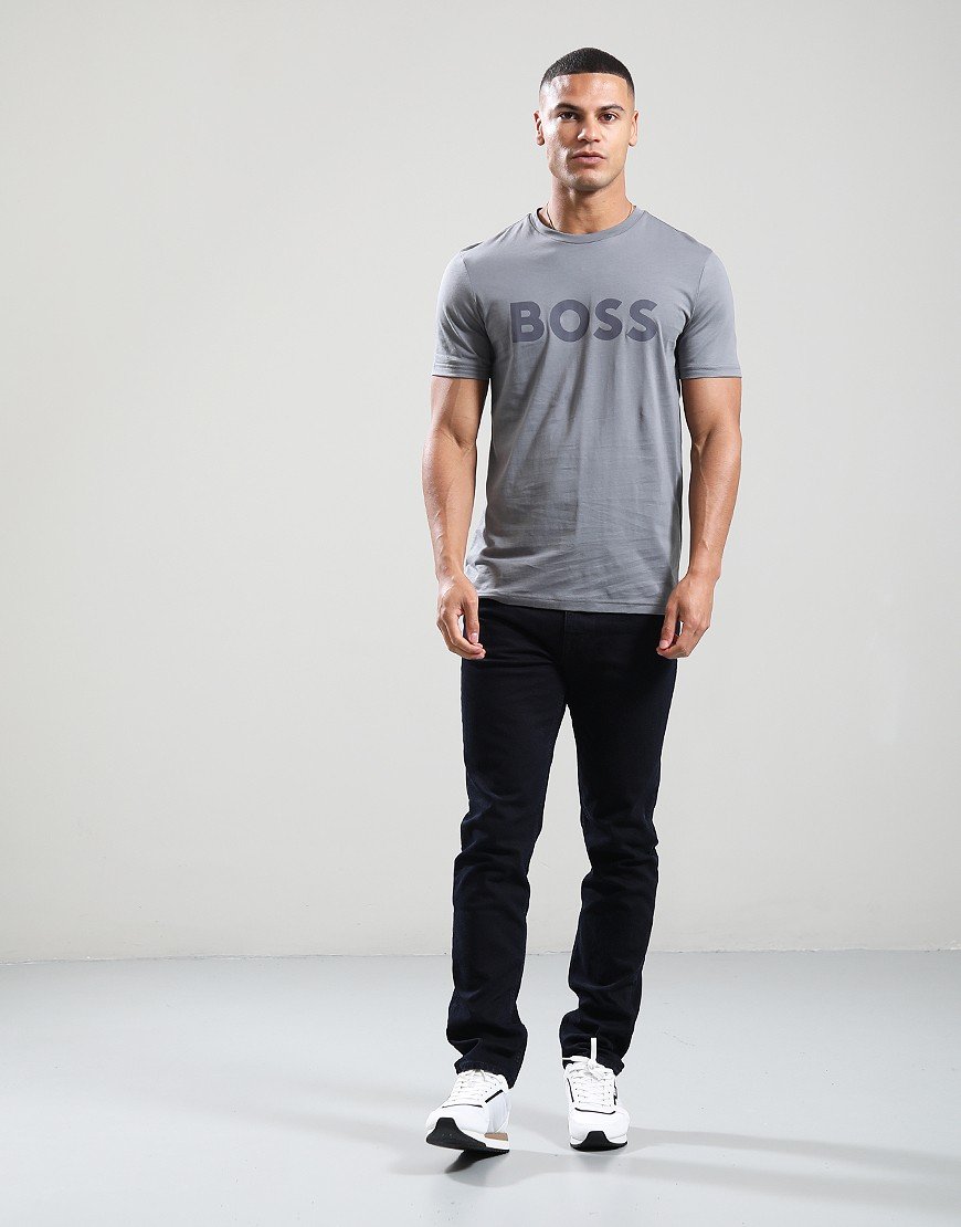 BOSS Thinking 1 T-Shirt Open Grey
