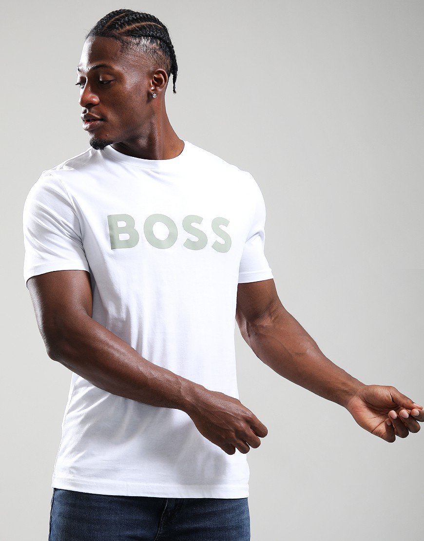 BOSS Thinking 1 T-Shirt White/Green