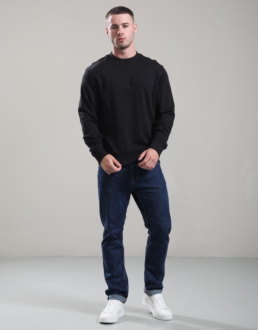 BOSS We_Logo Crew Sweat Black