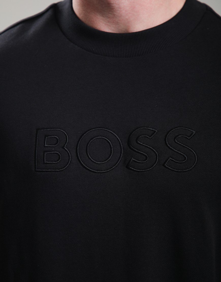BOSS We_Logo Crew Sweat Black
