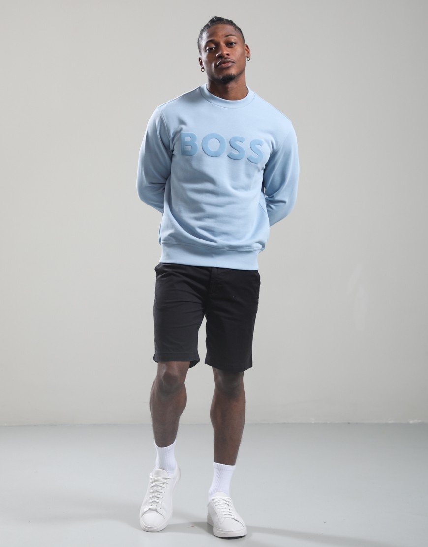 BOSS WeBasic Crew Sweat Light/Pastel Blue