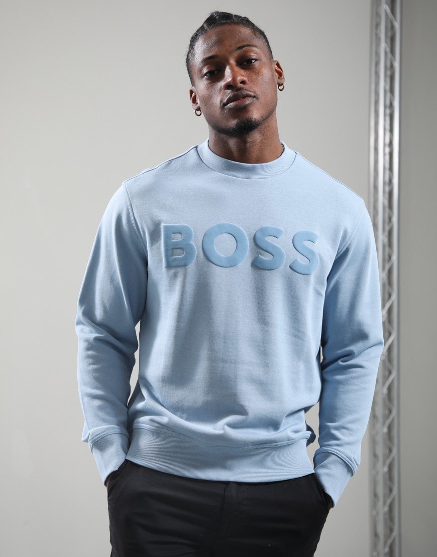 BOSS WeBasic Crew Sweat Light/Pastel Blue