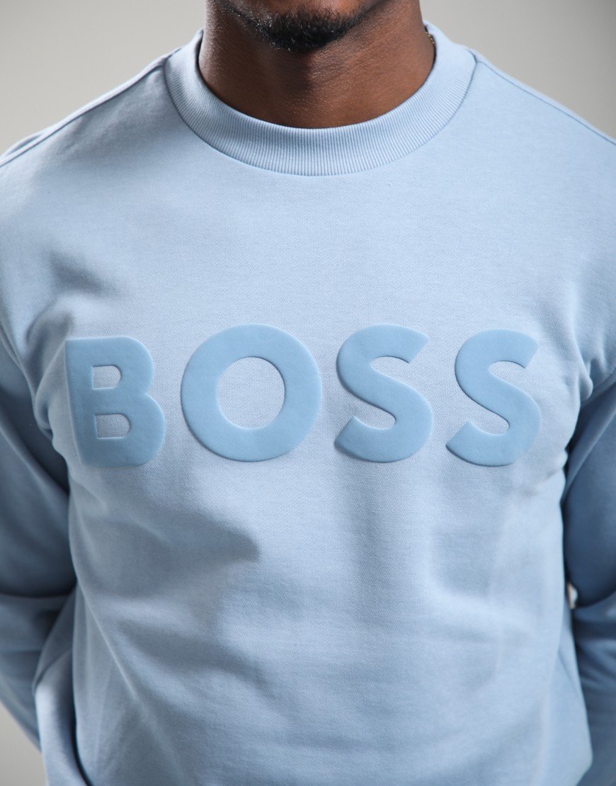 BOSS WeBasic Crew Sweat Light/Pastel Blue