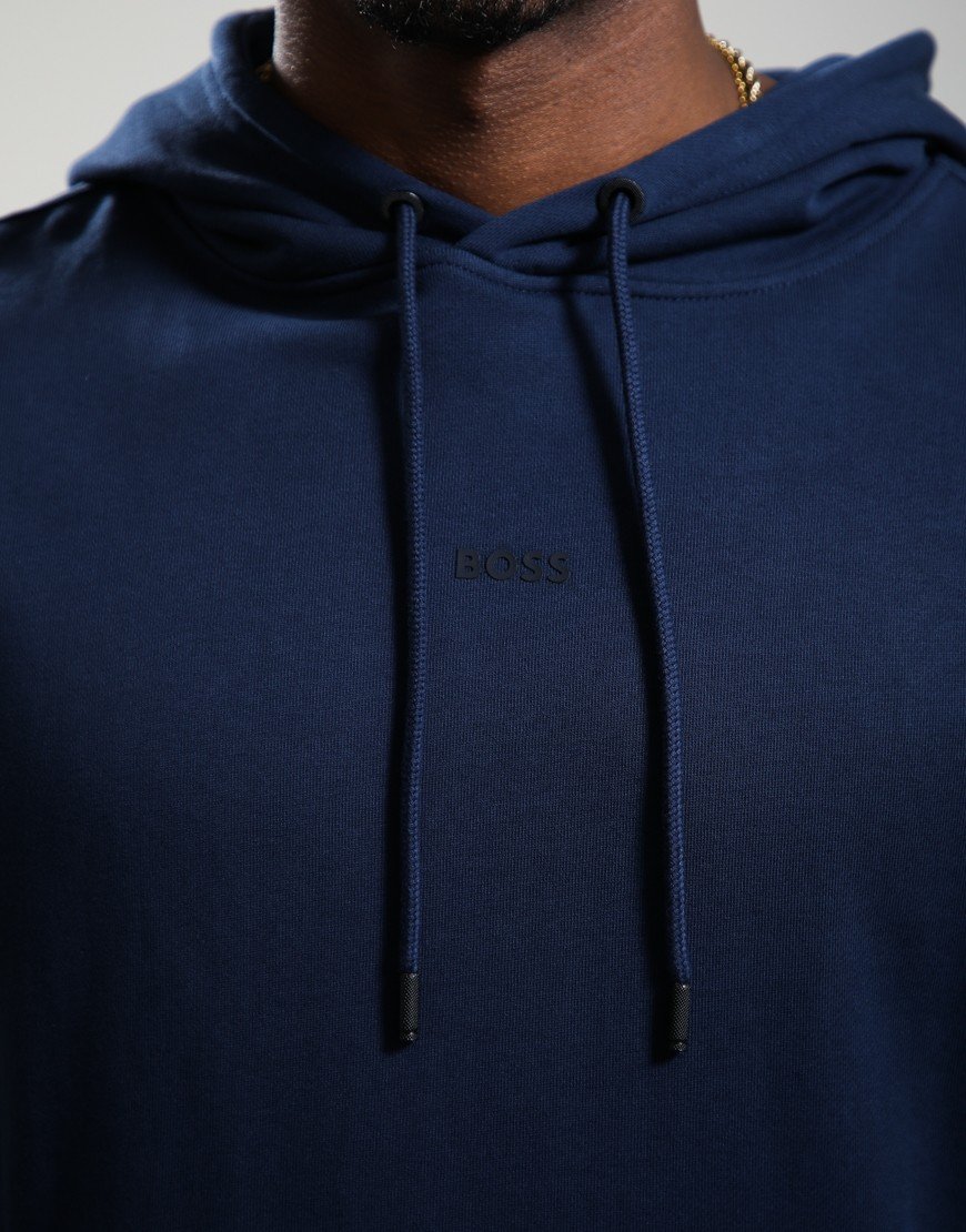 BOSS WeSmall Hoodie Open Blue