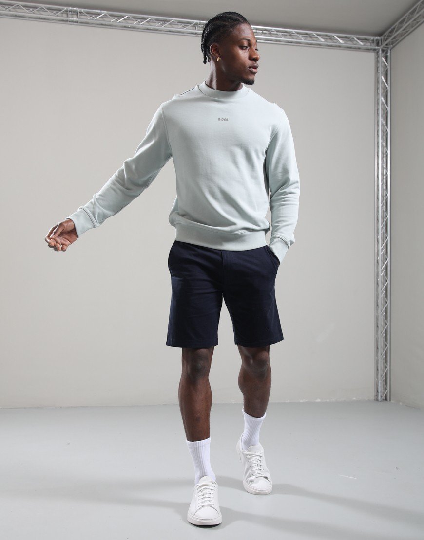 BOSS WeSmall Crew Sweat Silver