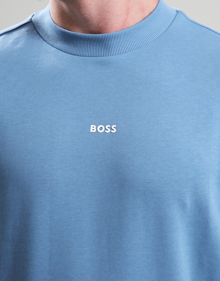 BOSS WeSmall Crew Sweat Open Blue 462 BOSS WeSmall Crew Sweat Open Blue 462
