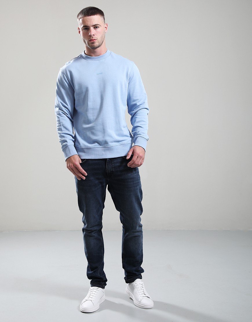 BOSS WeSmall Crew Sweat Open Blue 470 BOSS WeSmall Crew Sweat Open Blue 470