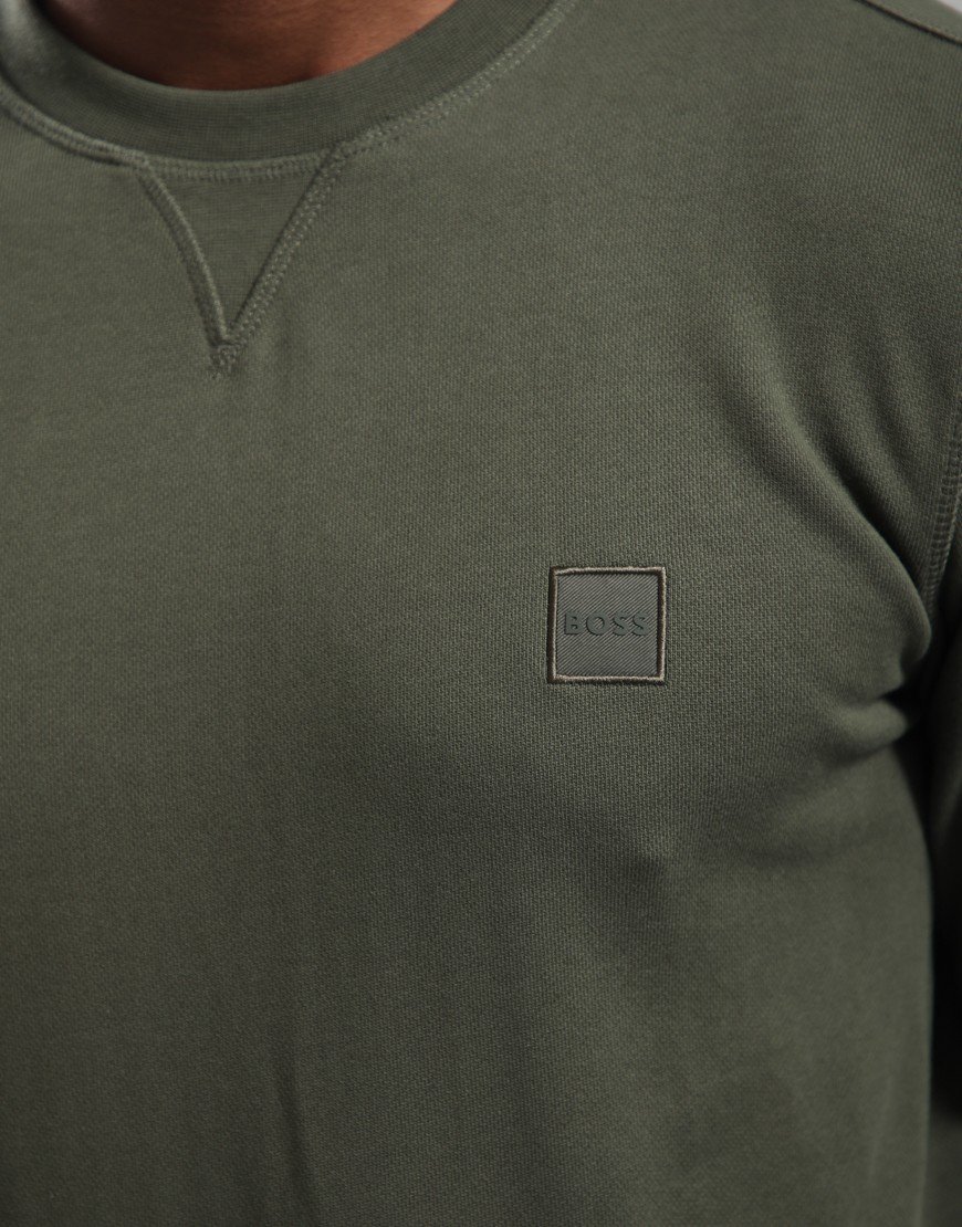 BOSS Westart Crew Sweat Bright Green