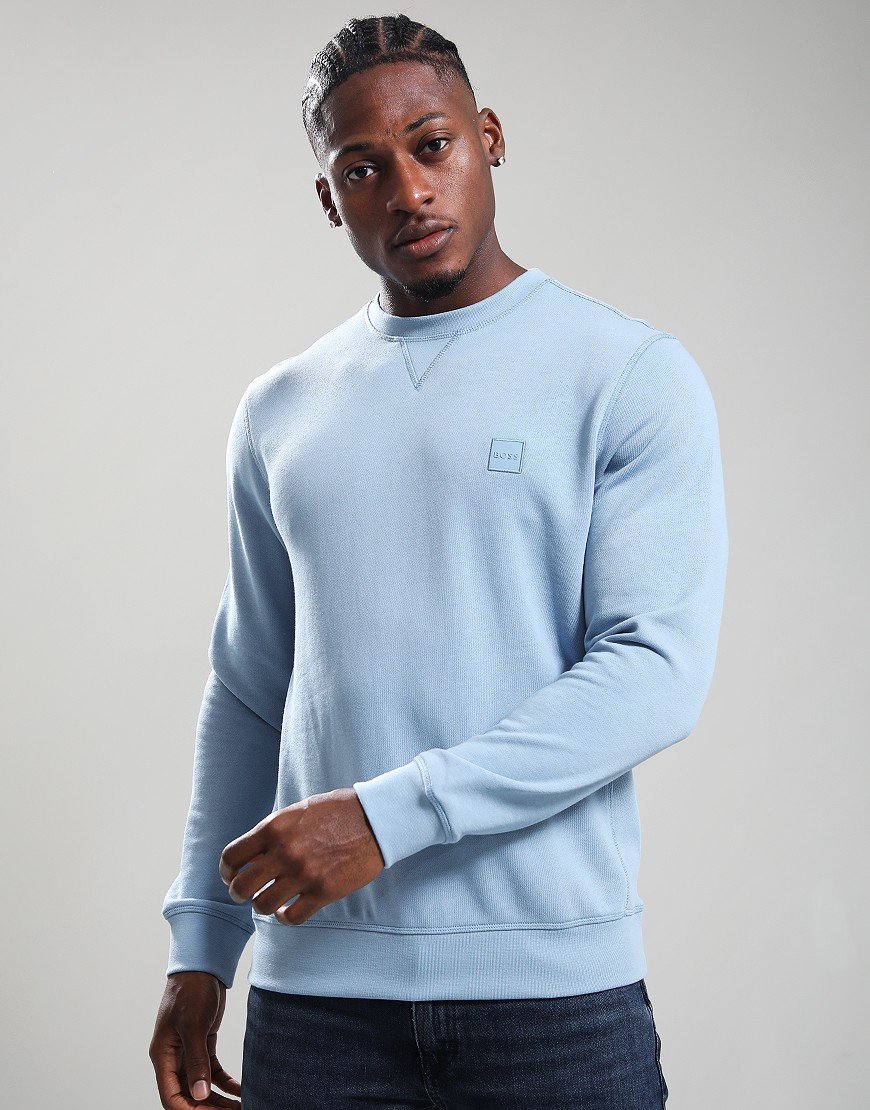 BOSS Westart Crew Sweat Light Pastel Blue