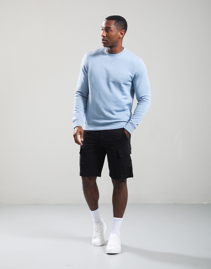 BOSS Westart Crew Sweat Light Pastel Blue