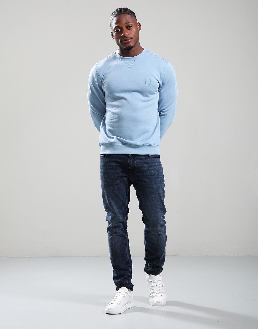 BOSS Westart Crew Sweat Light Pastel Blue