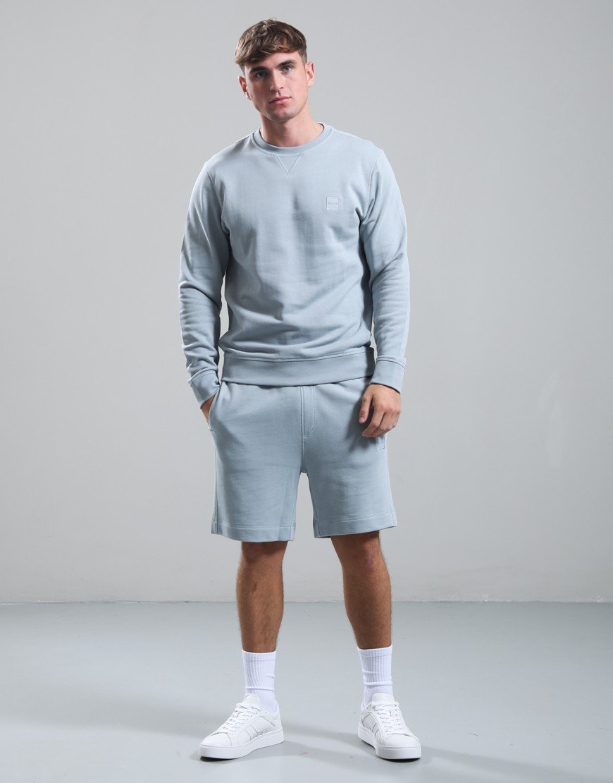 BOSS Westart Crew Sweat Open Grey