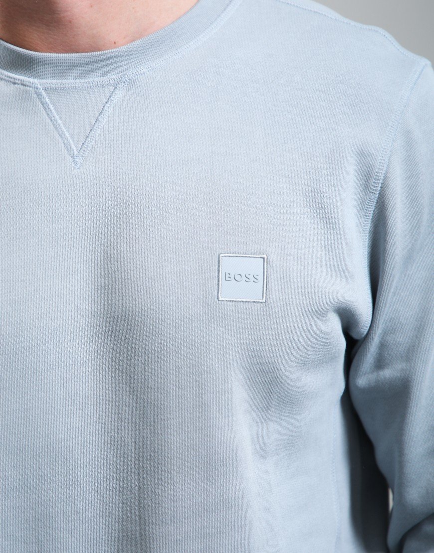 BOSS Westart Crew Sweat Open Grey