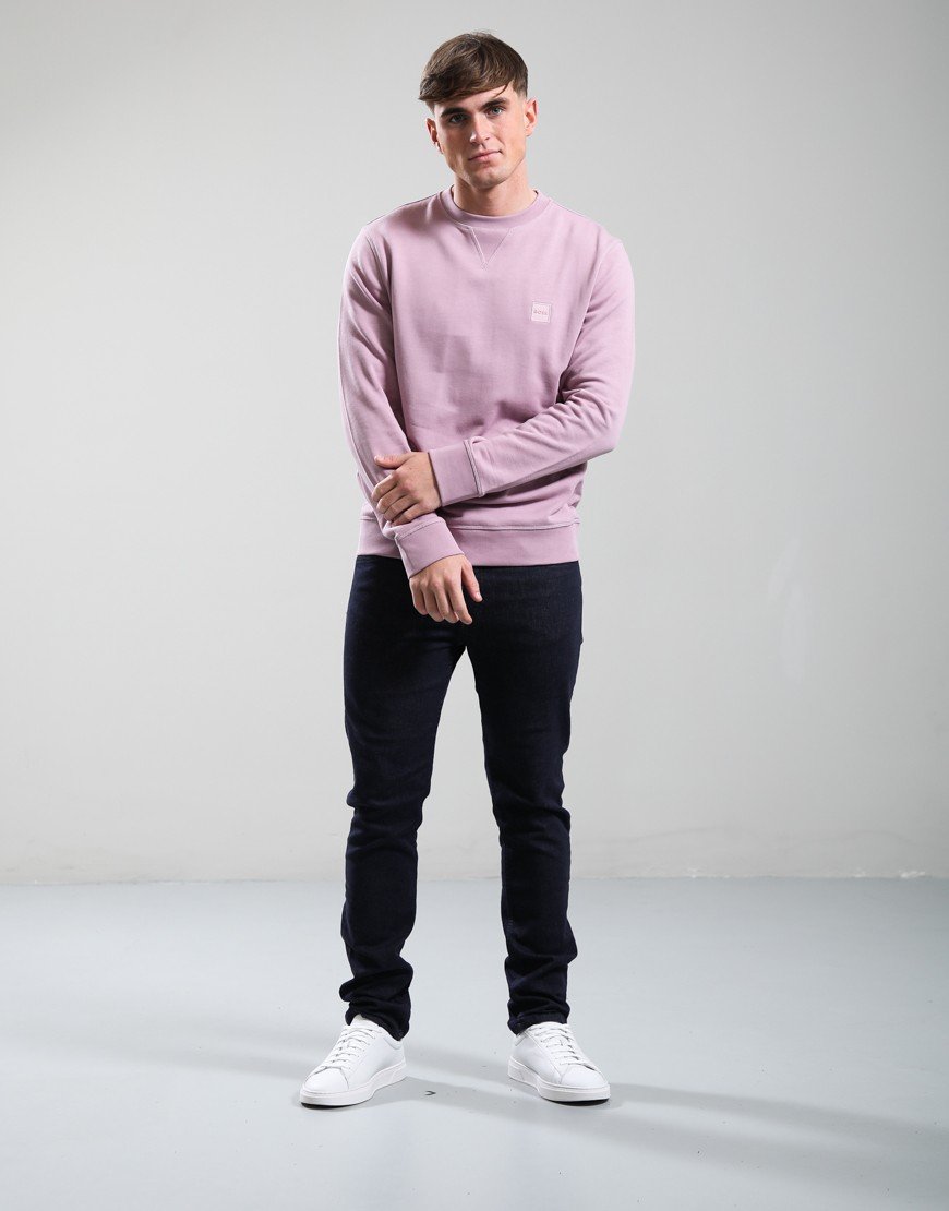 BOSS Westart Crew Sweat Light Pastel Purple