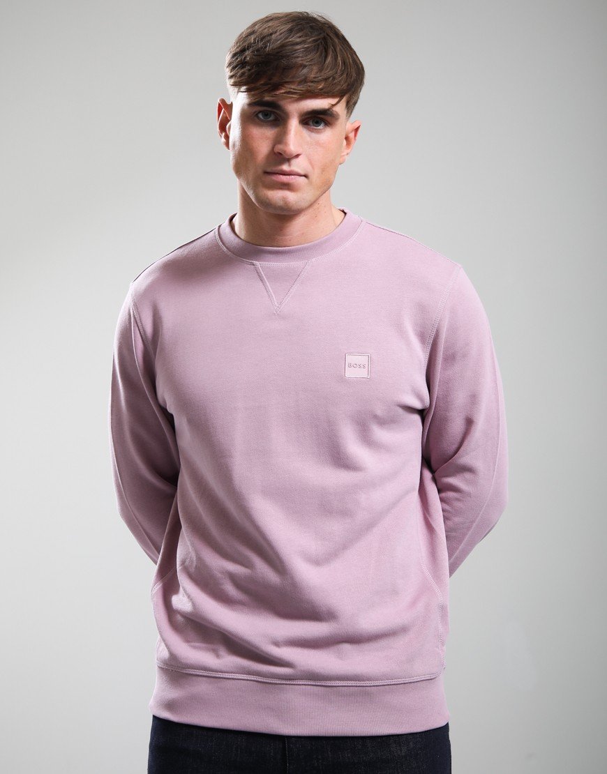 BOSS Westart Crew Sweat Light Pastel Purple