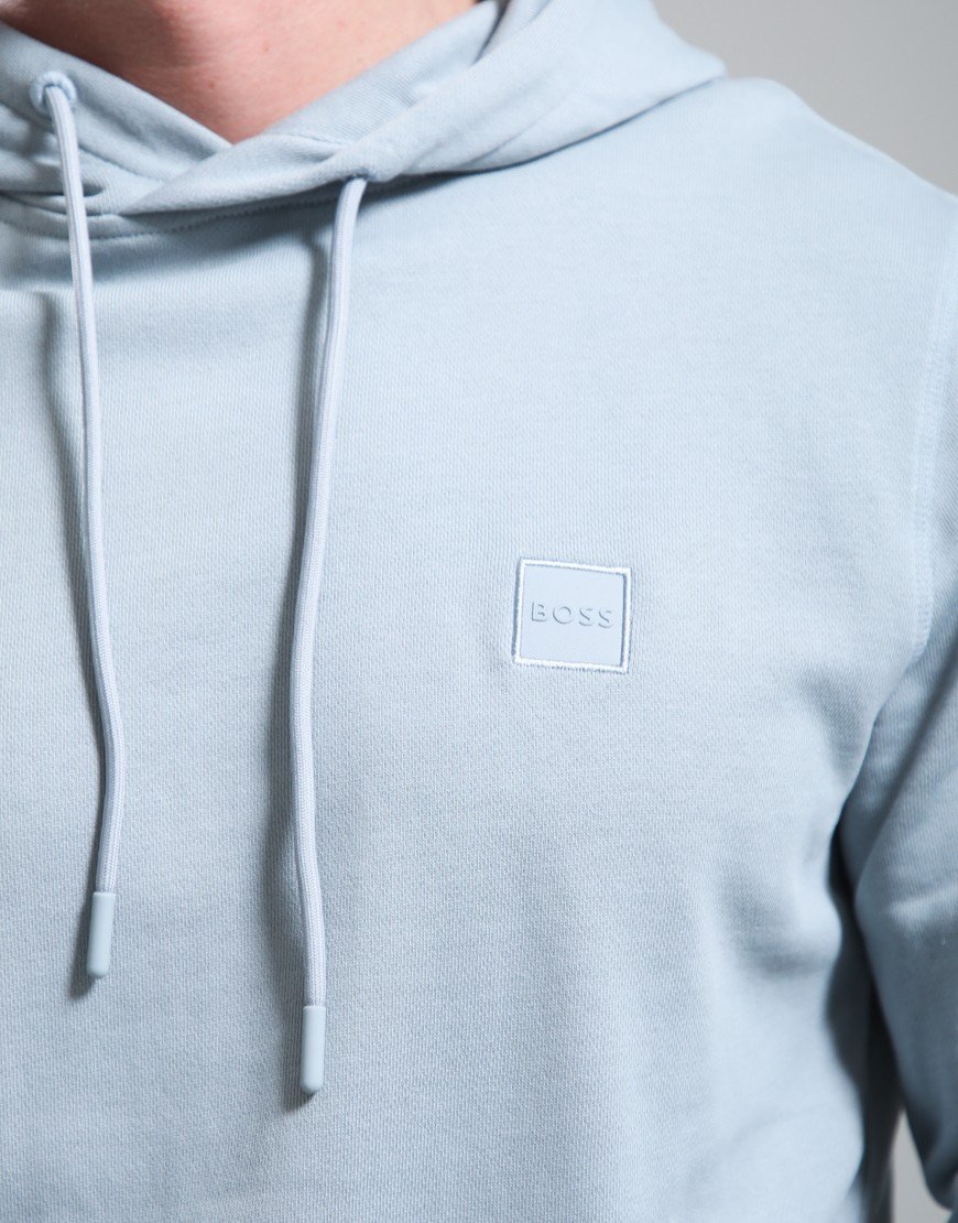 BOSS Wetalk Hoodie Open Grey