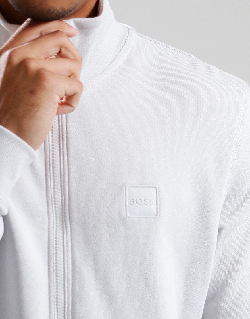 BOSS Zestart Zip Sweat Light Pastel Grey