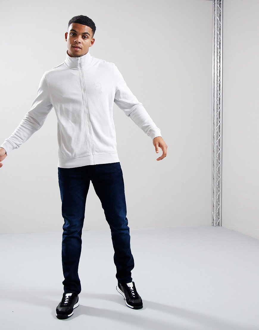 BOSS Zestart Zip Sweat Light Pastel Grey