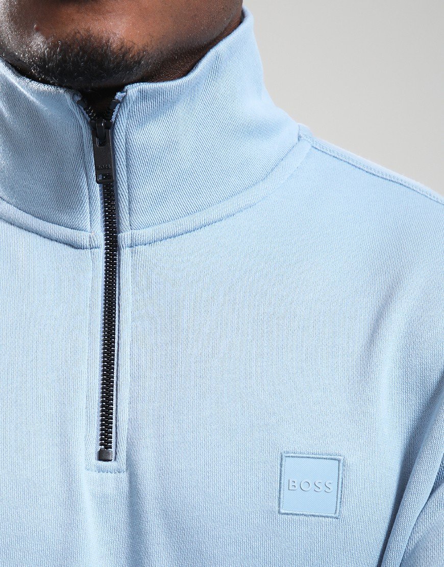BOSS Zetrust Half Zip Sweat Light/Pastel Blue