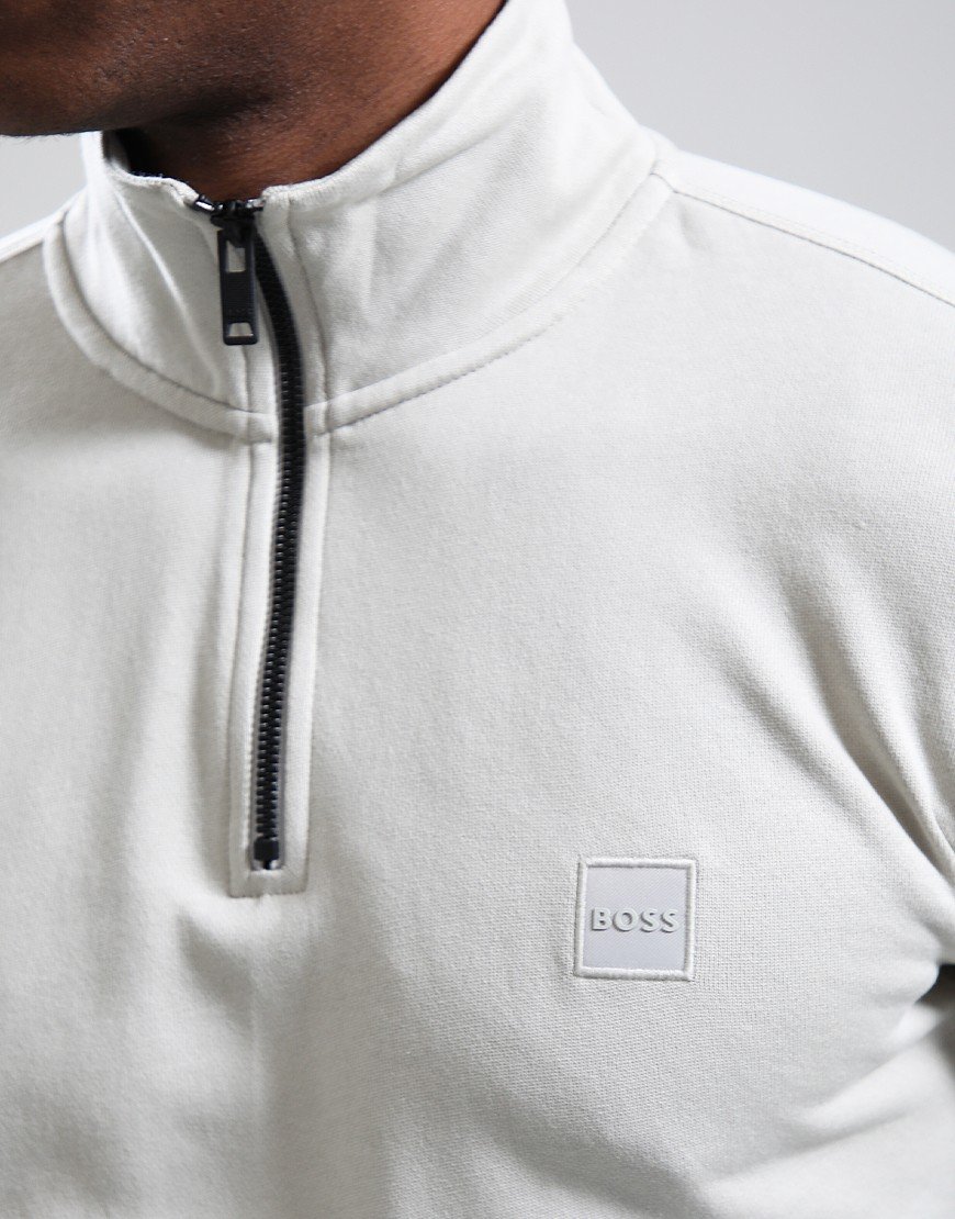 BOSS Zetrust Half Zip Sweat Light Beige