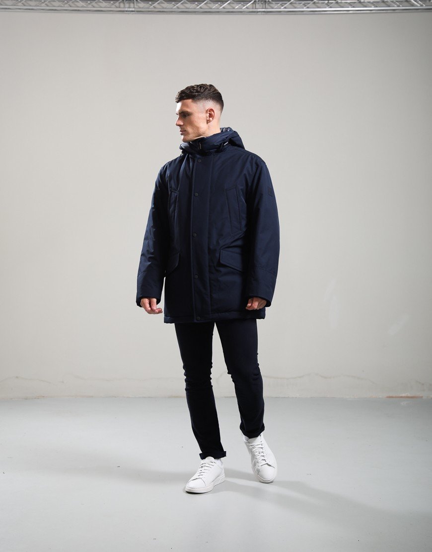 BOSS Osiass Parka Dark Blue