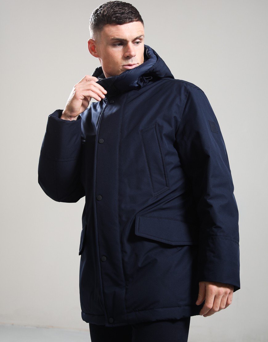 BOSS Osiass Parka Dark Blue